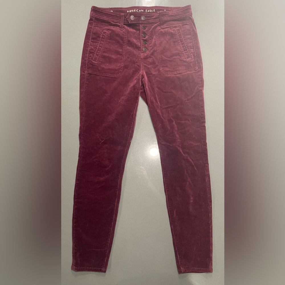 American Eagle-Corduroy super stretch high-rise jeggings